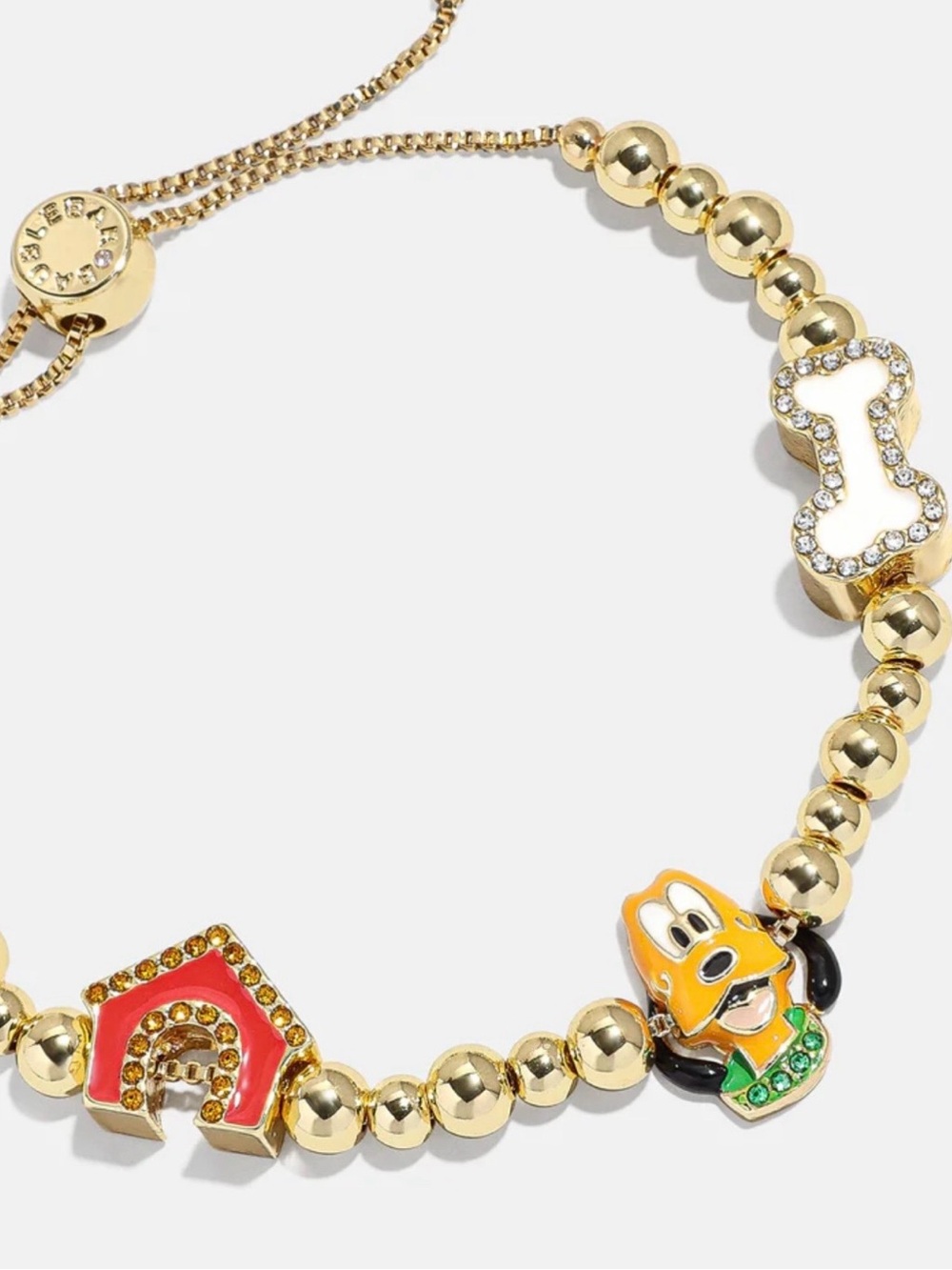 Baublebar NWT Disney Pluto Pisa Charm Bracelet - Picture 3 of 3